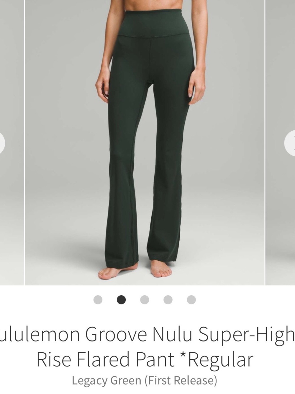 lululemon Groove Nulu Super-High Rise Flared Pant sz12